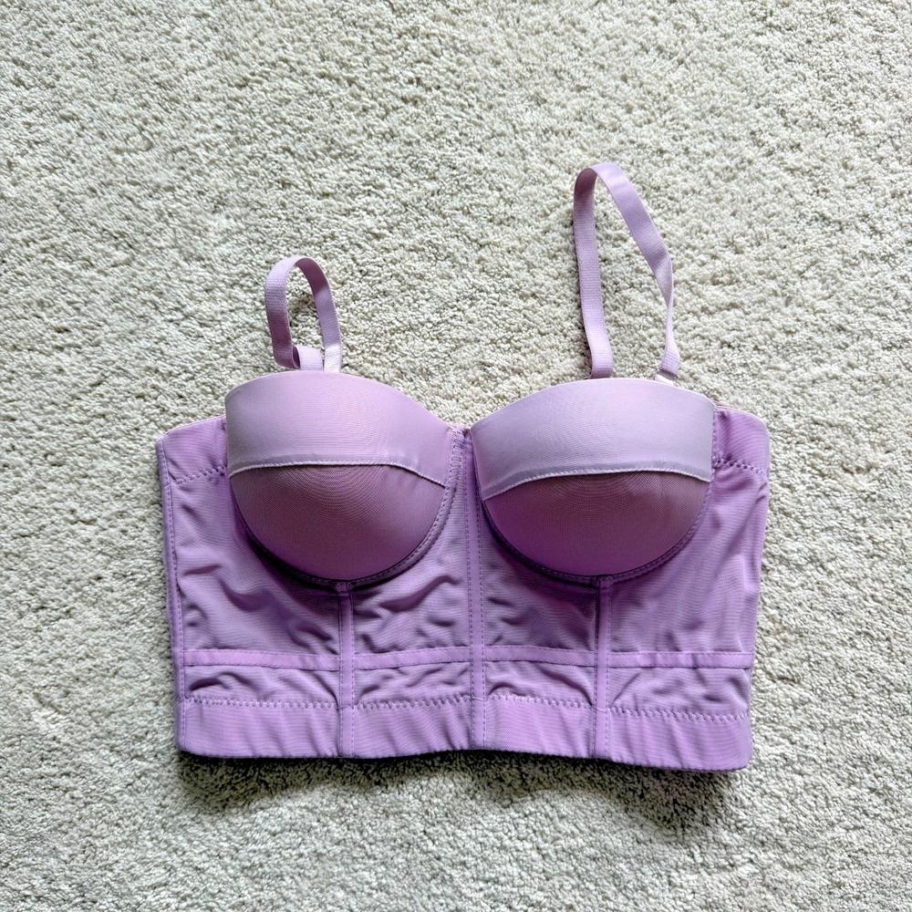 Chicwish Bustier Top Women Small Purple Pinkish Corset‎
